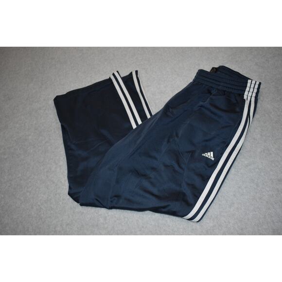 Adidas Gym Pants Mens Size Medium Loose Performance Polyester With Pockets - Picture 1 of 6